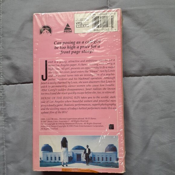 House Of The Rising Sun VHS 1987 Tape Prism 80s Bryan Ferry Tina Turner - Picture 3 of 7